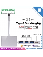 Chargeur type C HUB-4P3.0